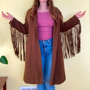Circa 1960’s wool fringe jacket